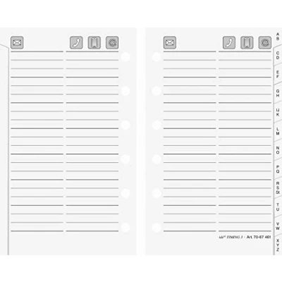 Abbildung von rido/idé 7067461 Adressen (für Timer Timing 7,6 x 12,7 cm, 32 Blatt)