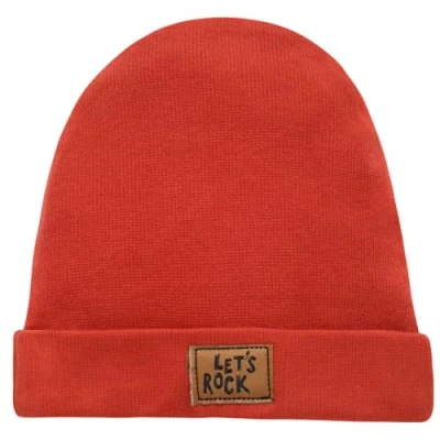 Abbildung von Pinokio Beanie Mütze Lets Rock, rot Jungen, Gr 47 53(47)