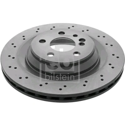 Abbildung von FEBI BILSTEIN 43943 Bremsscheibe Hinterachse 330,2 26 5 112 gelocht/innenbel. beschichtet hochgekohlt MERCEDES BENZ: S Klasse Limousine