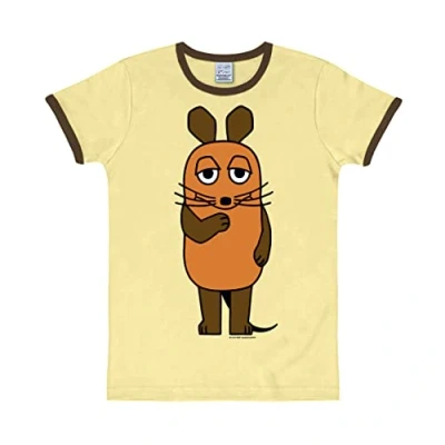 Abbildung von LOGOSHIRT T Shirt &quot;Die Sendung mit der Maus Die Maus&quot;, lizenziertem Print