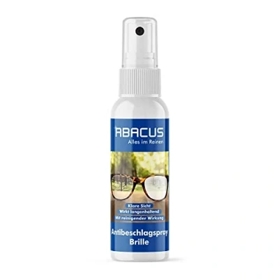 Abbildung von ABACUS® Antibeschlagspray Brille, Antibeschlagspray, Antibeschlagmittel für Brillen &amp; Brillengläser Brille 75 ml (4289)