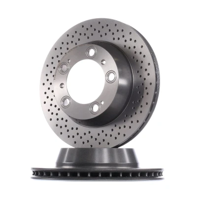 Abbildung von BREMBO COATED DISC LINE 09.8890.21 Bremsscheibe 299 24 5 gelocht/innenbel. beschichtet hochgekohlt PORSCHE: Cayman, Boxster