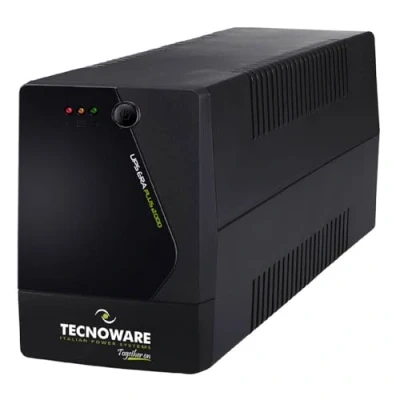 Abbildung von Tecnoware UPS ERA PLUS 2000, 2000 VA unterbrechungsfreie Stromversorgung, Blackout Schutz für PC, Modem, Videoüberwachung, AVR Stabilisator, USB, Autonomie 40 Min. PC 120 Modem/Router