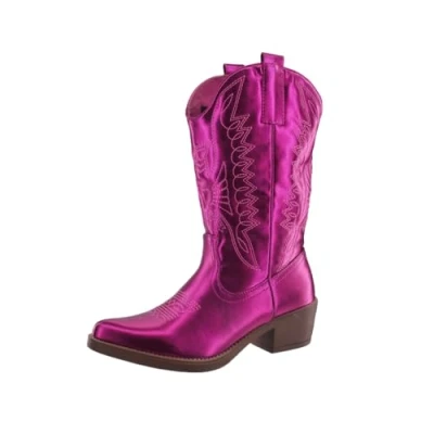 Abbildung von Elara Cowboy/Bikerboot, Damen, Größe: 40, Rosa Schuhe
