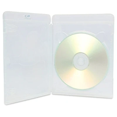 Abbildung von 1 x Amaray Vortex Eco Lite Single 3D Clear Disc Blu ray Hülle in Verpackung