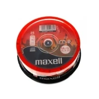 Abbildung von Maxell CD Rohling 25 Rohlinge R Audio 80 Minuten Musik Spindel