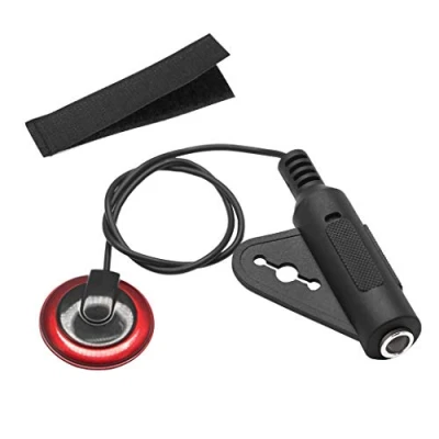 Abbildung von YACSEJAO Kontaktmikrofon Piezo Tonabnehmer Violine Mikrofon für Gitarre, Ukulele, Violine, Mandoline, Banjo, Kalimba, Bass &amp; Akustischer elektrischer Wandler mit Kabel
