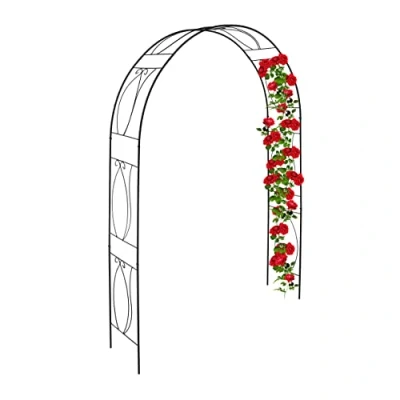Abbildung von relaxdays Rosenbogen Schwarzer