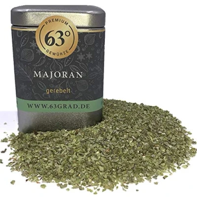 Abbildung von 63 Grad Majoran schonend getrocknet und gerebelt besonders aromatisch (25g)