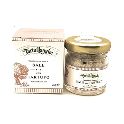 Abbildung von Tartuflanghe SALT grau Guérande SUMMER mit schwarzem Trüffel (. Tuber aestivum Vitt) 30g