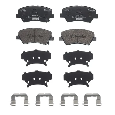 Abbildung von BREMBO P 30 073X Bremsbelagsatz mit akustischer Verschleißwarnung Zubehör HYUNDAI: i30 II Schrägheck, III Kombi