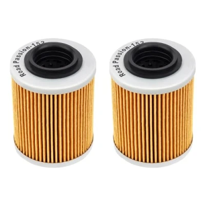 Abbildung von Road Passion Ölfilter 420256188 711256188 Kompatibel für Can Am Bombardier Outlander 330 400 450 500 570 650 800 850 1000 DEFEJDER MAVERICK COMMANDER APRILIA SL1000 RSV MILLE（2 Stück）