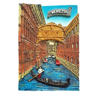 Abbildung von Venedig Italien Kühlschrankmagnet, 3D Reiseaufkleber, Souvenirs, Kunstharz, Heim und Küchendekoration, Kühlschrankmagnet aus China
