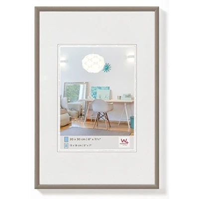 Abbildung von walther design Bilderrahmen stahl 50 x 70 cm New Lifestyle Kunststoffrahmen KV070D
