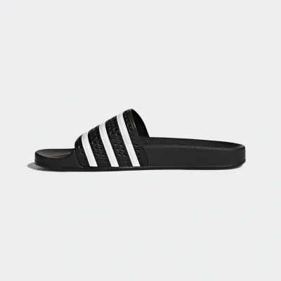 Abbildung von adidas Originals Adilette Unisex Pantolette flach, Größe: 37, Black/white Kunststoff