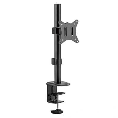 Abbildung von Silver Monkey® UM 200 Monitor Halterung Tischhalterung Ausleger Arm Max. 9 kg, 17 bis 32 Zoll Höhenverstellung 360 Drehung Pivot VESA 75x75/100x100 Kabelführung Kabelmanagement