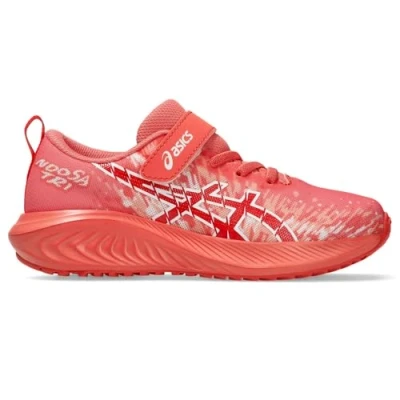 Abbildung von Asics Prenoosa TRI 16 Unisex Laufschuh Straße für Kinder, Größe: 27, Papaya/mojave Schuhe
