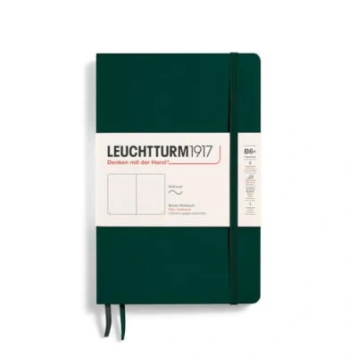 Abbildung von LEUCHTTURM1917 370317 Notizbuch Paperback (B6+), Softcover, 123 nummerierte Seiten, Forest Green, Blanko