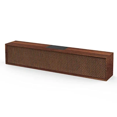 Abbildung von Smalody Bluetooth Lautsprecher, PC Lautsprecher Klassische kabellose Holzlautsprecher Stereo Bass Soundbox für Computer Gaming Laptop Smartphone