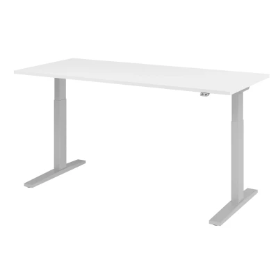 Abbildung von Hammerbacher Schreibtisch XMKA19 Weiß/Silber