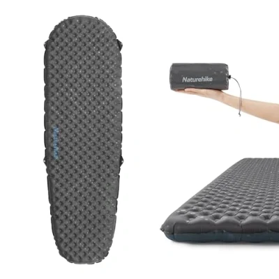 Abbildung von Naturehike Ultraleichte Selbstaufblasende Isomatte, Aufblasbare Campingmatte 3,5 R, Langlebige, Tragbare Einzelschlaf Luftmatratze für Trekking, Wandern, Bergsteigen, Backpacking, Outdoor