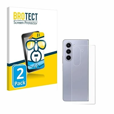 Abbildung von BROTECT (2 Stück Schutzfolie für Samsung Galaxy Z Fold 5 (Rückseite) Displayschutz Folie Ultra Klar
