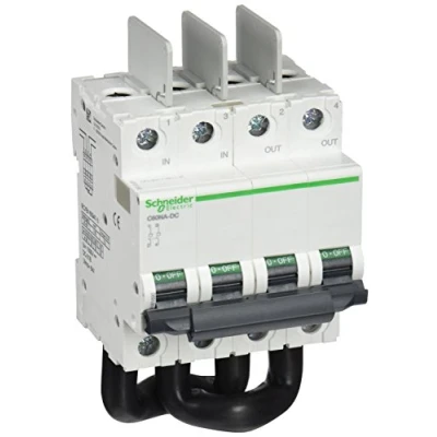 Abbildung von Schneider Electric A9N61690 Lasttrennschalter C60NA DC, 2P, 1000V 77.4mm x 72mm 132.7mm, weiß