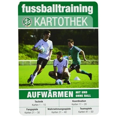 Abbildung von fussballtraining Kartothek: Aufwärmen mit und ohne Ball