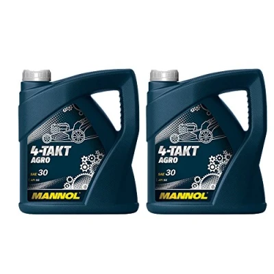 Abbildung von MANNOL 2 x 4L 4 Takt Agro SAE 30 API SG/Rasenmaeher Motoroel Gartenoel