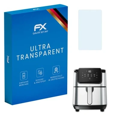 Abbildung von atFoliX Schutzfolie kompatibel mit AEG AF6 1 4ST Folie, ultraklare FX Displayschutzfolie (2X)