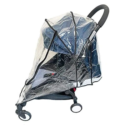 Abbildung von Regenmantel Kinderwagen Zubehör Regen und Windschutz Wasserdichte Abdeckung Kompatibel mit Babyzen YOYO2 Buggys