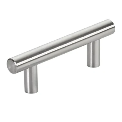 Abbildung von SO TECH® Möbelgriff Stangengriff G17 echt Edelstahlrohr Ø 12 mm inkl. Schrauben (1 St), Edelstahl gebürstet, Bohrlochabstand 64 mm, Schubladengriff