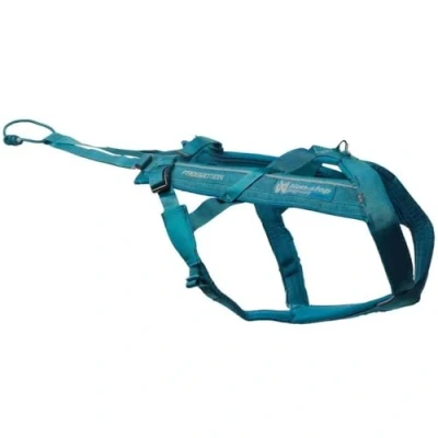 Abbildung von Non stop dogwear Hunde Powergeschirr FREEMOTION HARNESS 5.0 teal, verstellbares Hundezuggeschirr