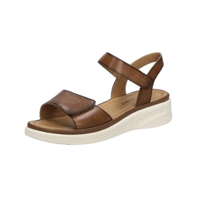 Abbildung von Josef Seibel Sevran Riemensandalette, Damen, Größe: 39, Cognac Schuhe