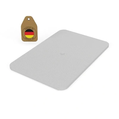 Abbildung von FUX 20 Stück Abstandshalter Kunststoff 60 x 40 5mm Verglasungsklötze Klötzchen Unterlegplatten Distanzplättchen Kunststoffplatte Ausgleichsplättchen Fensterkeile (Dicke: 5mm)