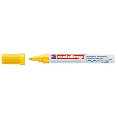 Abbildung von 10 x edding Mattlack Marker 4040 creative 1 2mm gelb