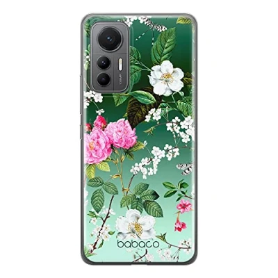 Abbildung von Babaco ERT Group Handyhülle für Xiaomi 12 LITE Original und offiziell Lizenziertes Muster Flowers 035 optimal an die Form des Handy angepasst, hülle aus TPU