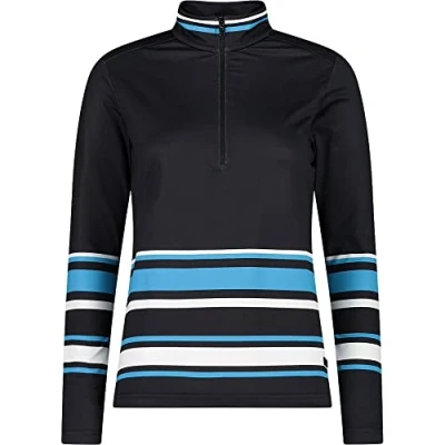 Abbildung von CMP Stretch Fleece Pullover für Damen, Schwarz, D38