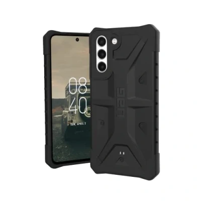 Abbildung von Samsung Galaxy S21 FE Hülle Kunststoff UAG Hard Case/Backcover Handyhülle Schwarz Shockproof/Stoßfest