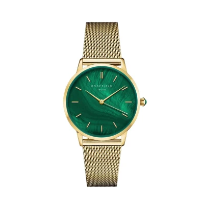 Abbildung von Rosefield Pearl EDIT Emerald Uhr goldcoloured, Damen, Größe: One Size, Gold coloured