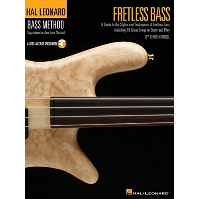 Abbildung von Fretless Bass: A Guide to the Styles and Techniques of Bass, Including 18 Great Songs Study Play [With CD] (Hal Leonard Bass Method)
