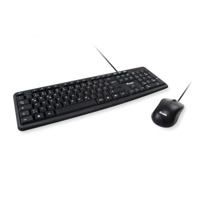 Abbildung von Equip Kabelgebundene Kombi Keyboard+Mouse, Schwarz, Es