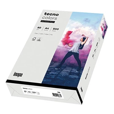 Abbildung von 5 x Inapa Multifunktionspapier tecno colors A4 80 g/qm VE=500 Blatt he