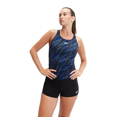 Abbildung von Speedo Women&#039;s HyperBoom Tankini, Blau, 54