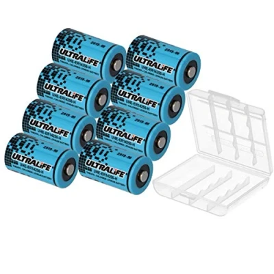 Abbildung von 8X Ultralife Lithium 3,6V Batterie LS 14250 1/2 AA UHE ER14250 Li SOCl2 + Box AKKUman Set (8er+ Box)