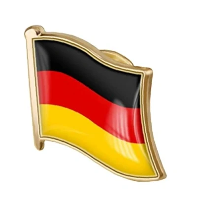 Abbildung von Onsinic Deutsche Flagge Revers Pin, Abzeichen Brosche Deutschland Pins Souvenir National Neuheit Zubehör