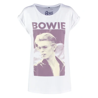 Abbildung von Mister Tee David Bowie Tshirt print, Damen, Größe: 4XL, White