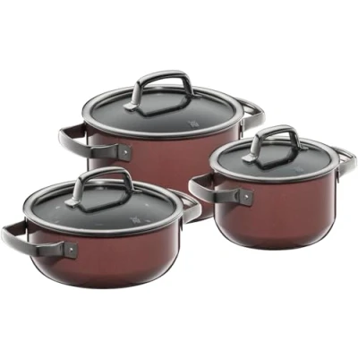 Abbildung von WMF Topf Set, Fusiontec (3 tlg), Made in Germany, backofengeeignet, wärmereduzierende Griffe