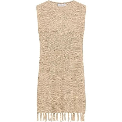 Abbildung von usha FESTIVAL Damen Strickkleid 15526571 US04, BEIGE, XL/XXL