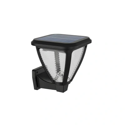 Abbildung von Philips Outdoor Solar Vapora Wandleuchte 1,5W, Tageslichtsensor, 2700 Kelvin, IP44 wetterfest, schwarz